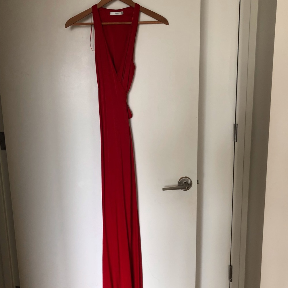 Mango red dress